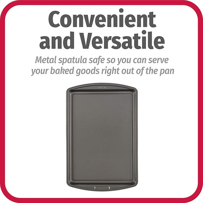 GoodCook Everyday Baking Sheet with Carbon Steel Construction & Scratch-Resistant Metal-Utensil Safe Nonstick , 9 x 13-Inch - Image 4
