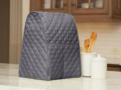 Covermates Keepsakes Stand Mixer Cover – Quilted Appliance Protector for Food Processors – Dust & Stain Resistant, Washable Slip‑On Design for Countertop Storage, Slate