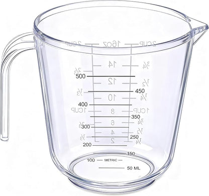 DOTINGHUX Measuring Cup, 2 Cup, Clear - Image 3