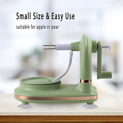 VEELAM Apple Peeler with 2 Blades Replacements, Apple Peeler Slicer & Corer for Home Kitchen Quick Applesauce Pie Making