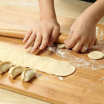 Classic French Rolling Pins Bamboo Wooden Rolling Pin for Baking Pizza Dough Pie Cookie, 13-Inch - Image 3