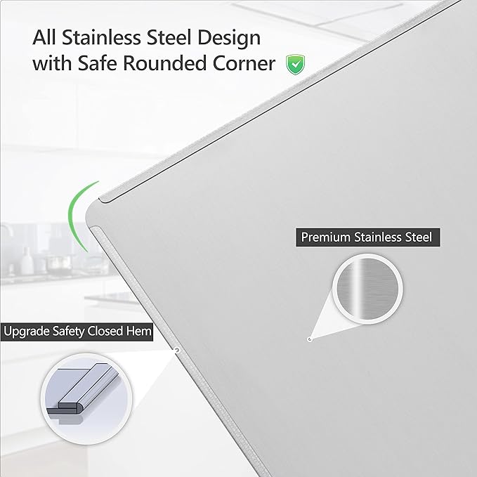 3 Sided Splatter Guard, Anti Splatter Shield Stainless Steel Oil Splatter Guard for Stove Top, Foldable Grease Splatter Screen - Image 6