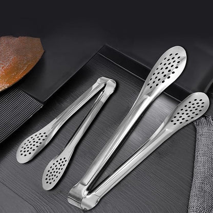 6 Pack Buffet Tongs,Stainless Steel Serving Tongs Serving Utensils 7Inch - Image 5