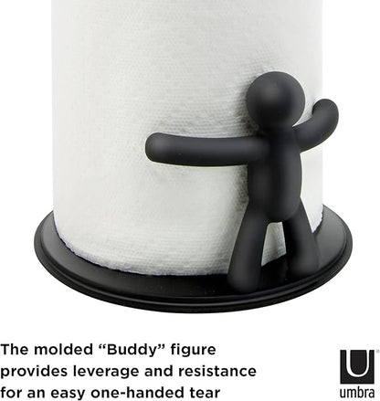 Umbra Buddy Countertop Paper Towel Holder, Black - Image 4