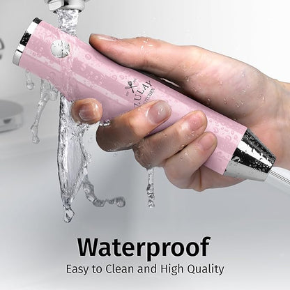 Zulay Kitchen Rechargeable Milk Frother Handheld Lux - Powerful 2-Speed Motor, Waterproof, 2000mAh Battery - Drink Mixer for Latte, Cappuccino, Matcha & Protein Powder - Pink Bubblegum - Image 6