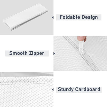 DIMJ Drawer Organizer Clothes - 20 Pack Closet Drawer Organizer Bins for Baby Clothes Storage, Fabric Dresser Organizer for Nursery Bedroom, Foldable Small Drawer Dividers for Underwear Socks - Image 5