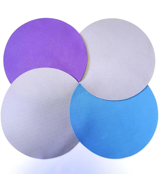 4pcs Rubber Jar Opener Bottle Gripper Non Slip Pad Multi-function Can Opener for Seniors with Arthritis Weak Hands (Circle Three) by Deofun