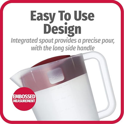 GoodCook 1/2-Gallon Pitcher with 4 Way Lid, BPA Free - Image 4
