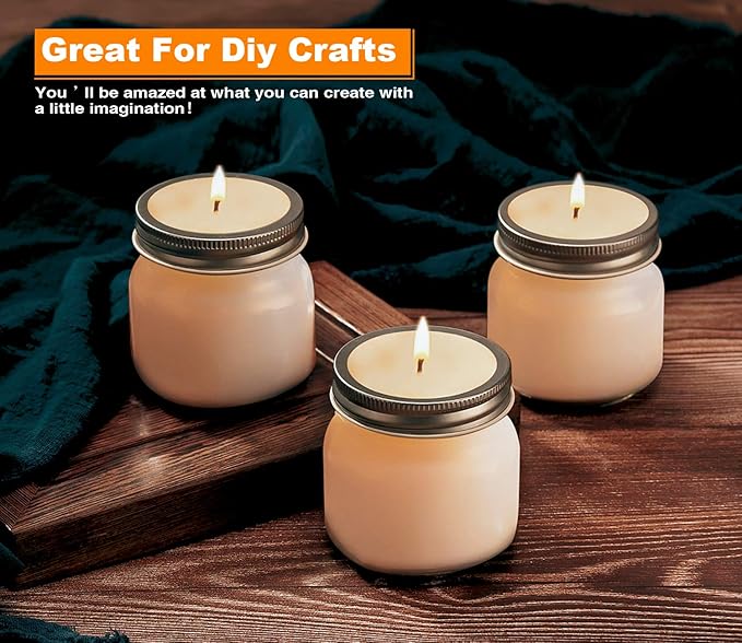 Mason Jars 8 oz 30 Pack- Small Mason Jars With Silver Lids -1/4 Quart Canning Jars| Storage Glass Jars With Lids For Jelly, Jam, Honey, Pickles - Spice Glass Jars - With 30 Chalkboard Labels - Image 6