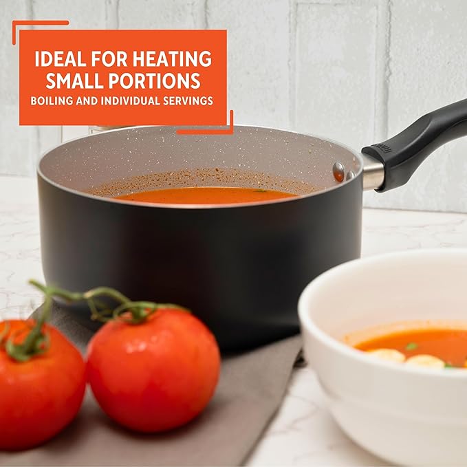 IMUSA 2.0 Qt PFAS Free Ceramic Nonstick Saucepan, Small Pot for Sauces, Gravies, Soups, Stews, Boiling & Heating, Aluminum Cookware with Cool-Touch Handle - Image 7