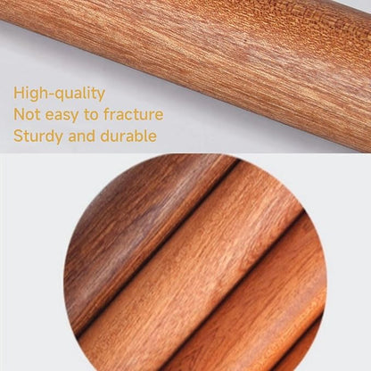 French Rolling Pin,15.75 Inches Wooden Rolling Pin for Baking,Fondant,Dough Roller for Cookie,Pizza Pie Crust, Pastry, Dough, Essential Kitchen Utensil (Brown wood color) - Image 3