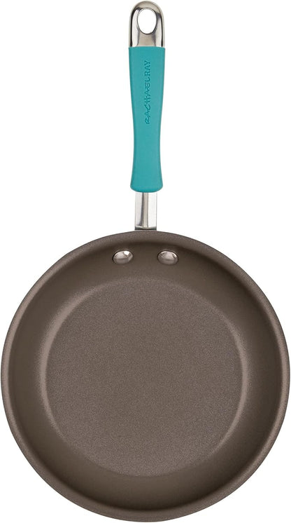 Rachael Ray Cook + Create Nonstick Frying Pan/Skillet, 8.5 Inch, Agave Blue - Image 10