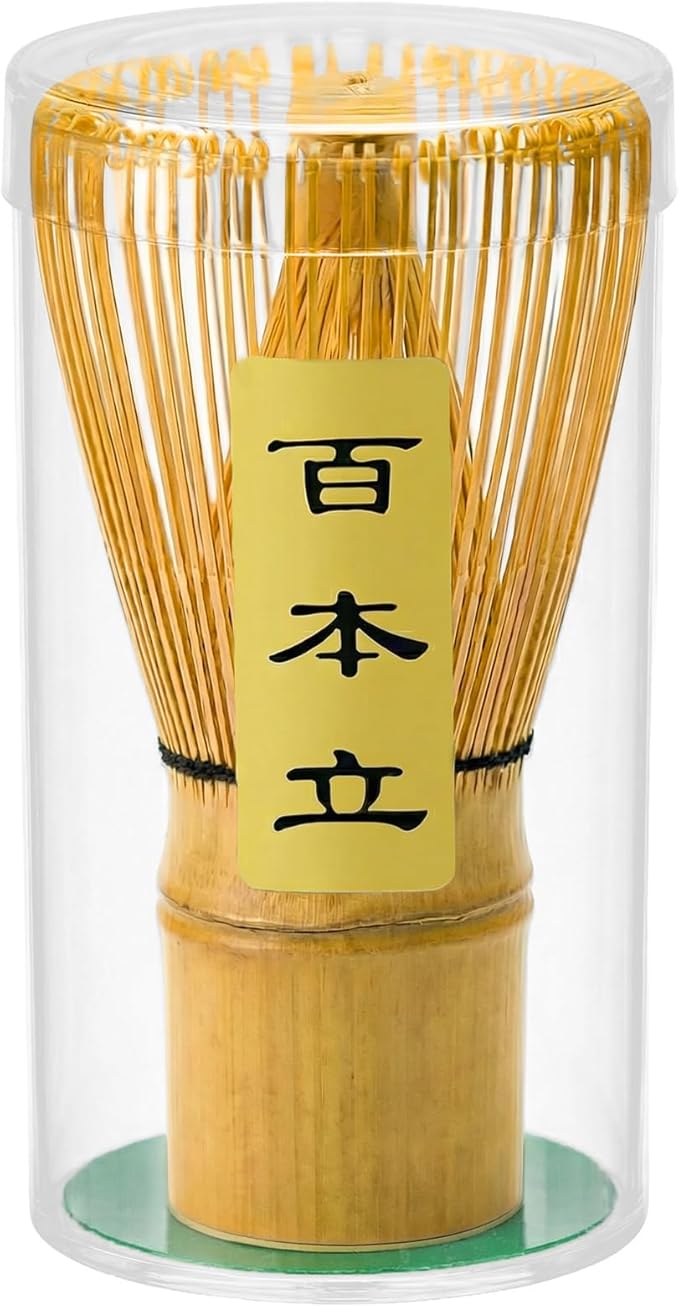 Clay&Fire Matcha Whisk, Handcrafted Bamboo Whisk for Matcha Powder, Traditional Japanese Chasen for Matcha Stirrer, 100% Natural Matcha Wisk by FocusonMatchaWhiskSet