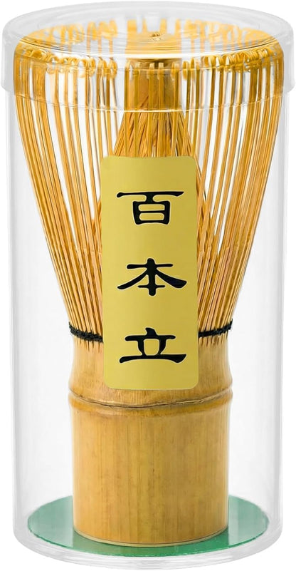 Clay&Fire Matcha Whisk, Handcrafted Bamboo Whisk for Matcha Powder, Traditional Japanese Chasen for Matcha Stirrer, 100% Natural Matcha Wisk by FocusonMatchaWhiskSet