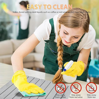 Large Stone Dish Drying Mat for Kitchen Counter, 24"×16" – Quick Drying Diatomaceous Earth, Super Absorbent, Non-Slip, Birthday Gfts for Women Mom Grandma - Image 6