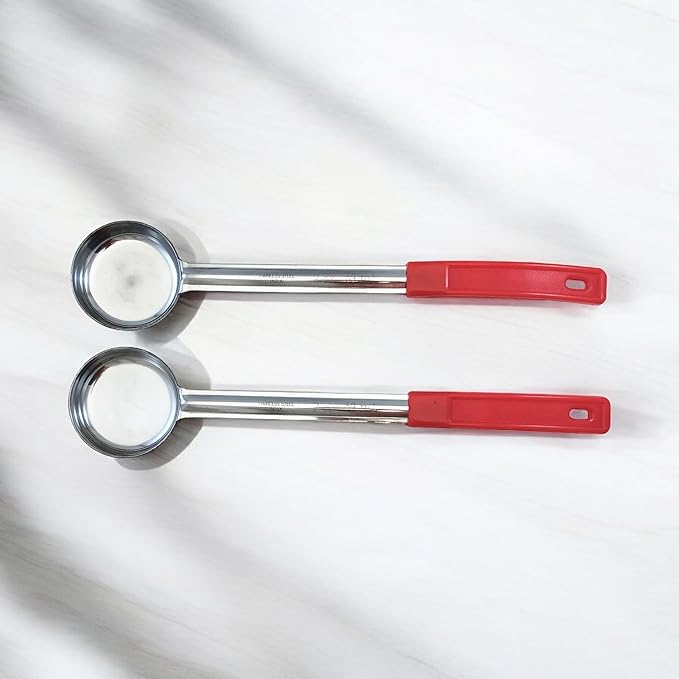 2 Ounce Solid Stainless Steel Portion Control Ladle Spoon for Measuring and Serving; Commercial Grade Serving Scoops [Pack of 12] - Image 9