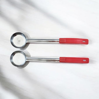 2 Ounce Solid Stainless Steel Portion Control Ladle Spoon for Measuring and Serving; Commercial Grade Serving Scoops [Pack of 12] - Image 9