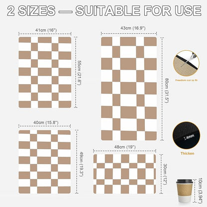 Dish Drying Mats for Kitchen Counter, Waterproof Coffee Mat for Countertop, Under Sink Mats, Coffee Bar Mat Accessories
