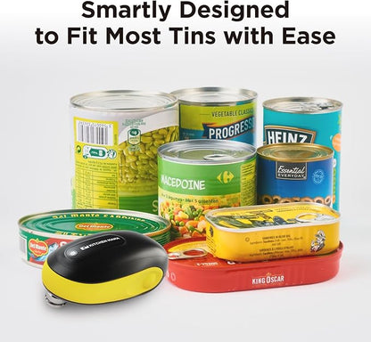 Kitchen Mama One-To-Go Electric Can Opener: One Touch, Auto Stop, Smooth Edge, Lid Lift, Safety, Automatic, Magnetic, Cordless, Battery Operated, Kitchen Appliance for Senior with Arthritis (Yellow) - Image 6