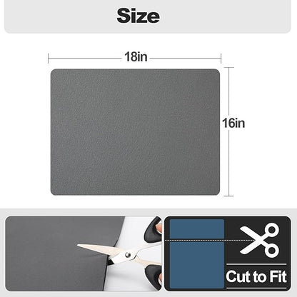 Ecotrim - Dish Drying Mat for Kitchen Counter | Coffee Bar Mat for Countertops | Heat Resistant Drainer Mat with Non-slip Rubber Backed | Hide Stain Kitchen Absorbent Draining Mat | Dark Grey 16"x18" - Image 6