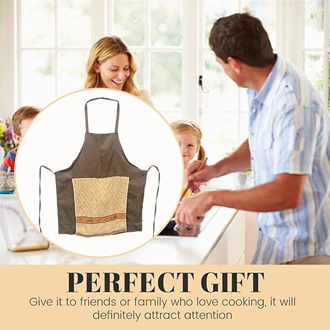 Chef's Prank Apron 2026 - Ultimate Funny Gag Gift for Men with Hidden Surprise Pocket, Creative Novelty Apron for Kitchen Pranks & Practical Jokes