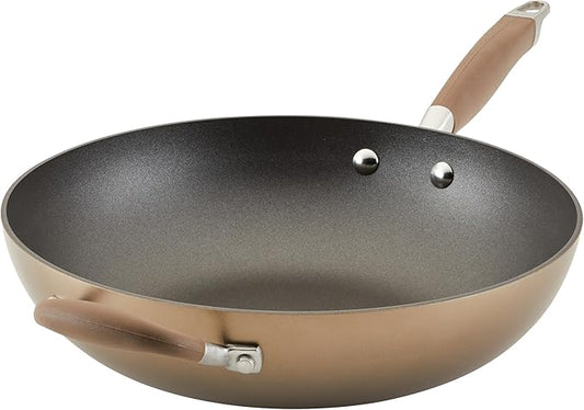 Anolon Advanced Home Hard Anodized Nonstick Wok/Stir Fry Pan 12 Inch by Anolon