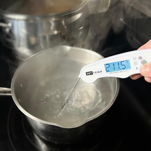 F1 Essential Meat Thermometer - Professional, Accurate, Super Fast - Ultimate Cooking Tool for Baking, Grilling, Smoking, Frying, Candy