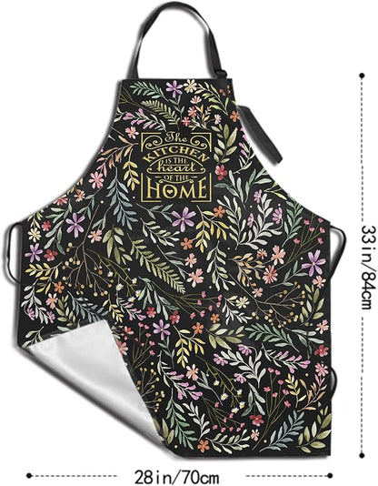 Funny Apron Polyester Grooming Aprons with Pocket for Cooking Kitchen Grilling Adults