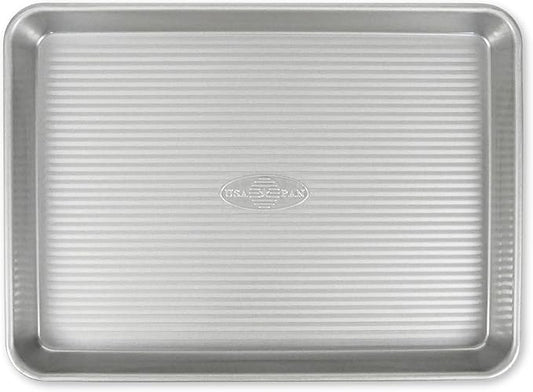 USA Pan Bakeware Nonstick Quarter Sheet Pan, Baking Sheet Aluminized Steel, Pan Measures: 13 x 9.5 x 1 inches by USAPan