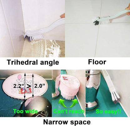 Dish Brush Kitchen Cleaning Brush Bottle Brush Bathroom Scrub Brushes Sink Household Pot Pan Edge Corners Tile Lines Brush with Stiff Bristles - Image 4
