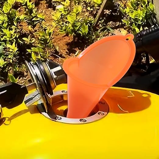 4 Pack Plastic Long Neck Oil Funnel, Multi Function Automotive Funnels for Engine Oil Kerosene, Versatile Liquid Funnel Set for Oil Change/Car Enthusiasts