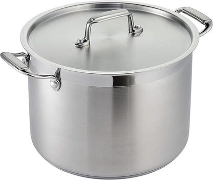 Tramontina Gourmet Stainless Steel 8-Quart Stock Pot with Lid by Tramontina