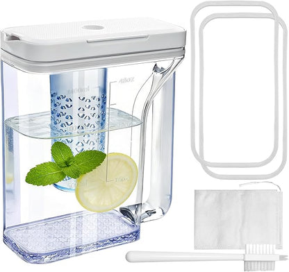 Upgraded DA97-17395A Water Pitcher Reservoir Compatible with Samsung Refrigerators【Food-Grade Durable Material,No-Leak Design】Replacement RF23M8570SR RF23M8090SR samsung refrigerator water pitcher