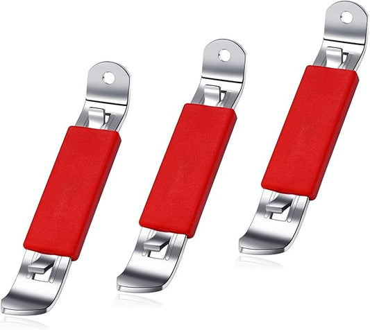 3 Pieces Magnetic Bottle Openers Can Opener Classic Beer Opener Stainless Steel Small Bottle Opener Can Tapper with Magnet for Camping and Traveling HANCELANT by HANCELANT