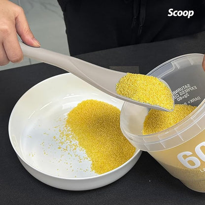 Cooking Spoon for Nonstick Cookwares, VOVOLY Silicone Spoon for Mixing, Scoop, and Scrape,Seamless Design, 12.6'', 2 Pack, Khaki - Image 8