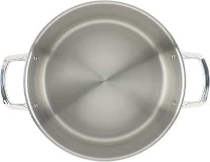 WINCO Tri-Ply Stock Pot, Silver - Image 6