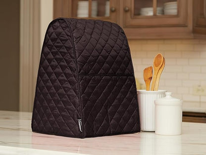 Covermates Keepsakes Mixer Cover Dust Protection - Stain Resistant - Washable Appliance Cover, Black