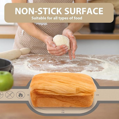 Silicone Bread Sling Oval and Round, 2Pcs Non-Stick Reusable Bread Sling, Sourdough Tools & Dutch Oven Accessories, Gray - Image 3