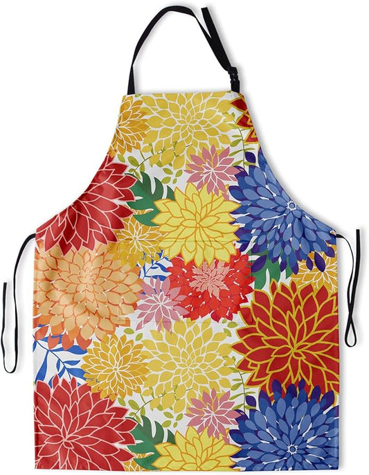 Funny Apron Polyester Grooming Aprons with Pocket for Cooking Kitchen Grilling Adults