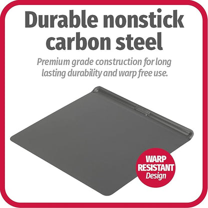 GoodCook AirPerfect Non-Stick Air Insulated 16” x 14” Cookie Sheet - Carbon Steel Cooking Pans, No Burn Insulation Bakeware, Cookie Sheets for Baking, Oven Pan Set - Image 7