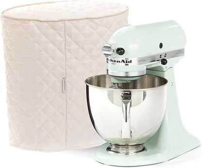 Covermates Keepsakes Mixer Cover Dust Protection - Stain Resistant - Washable Appliance Cover, Cream
