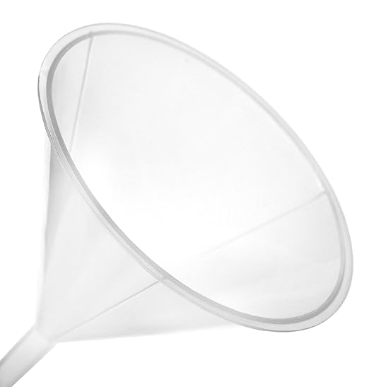 EISCO Filter Funnel, 5.7" - Polyethylene Plastic - Resistant to Acids & Alkalis - Great for Laboratory, Classroom or Home Use