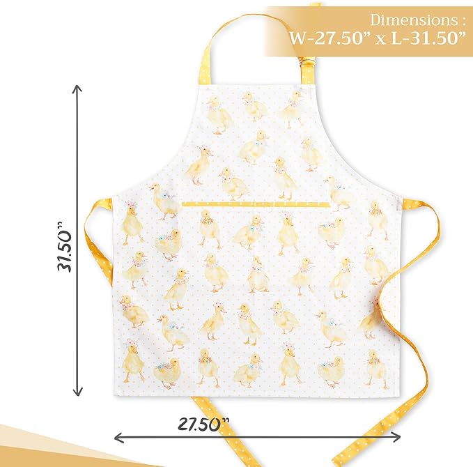 Maison d' Hermine 100% Cotton Apron for women with Pocket Kitchen Chef Apron for Men Cooking Mothers Day Gifts - Image 4