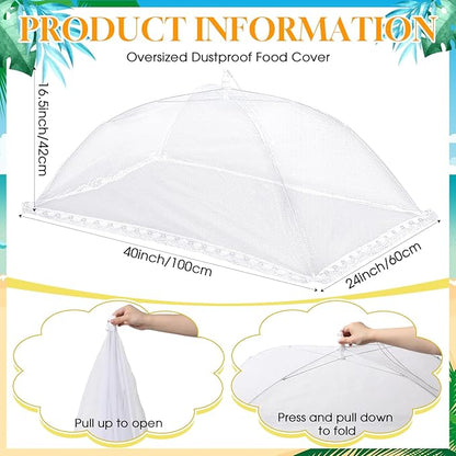 Leitee 3 Pcs Inflatable Serving Bar Kit Includes Salad Buffet Tray with Drain Plug Mesh Food Cover Food Drink Containers and Inflator for Ice Supplies Halloween Party Camping Picnic(Yellow)