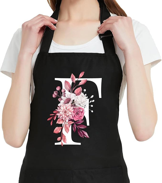 Personalized Aprons for Women with Pockets, Cute Aprons for Women Chef Baking, Cooking Gifts for Mom Birthday