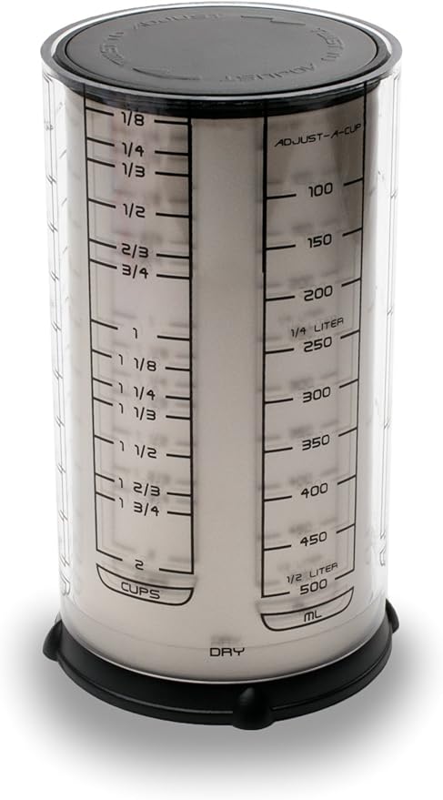 KitchenArt Professional Series 2 Cup Adjust-A-Cup, Champagne Satin, Adjustable, 1/8 to 2-Cup - Image 2
