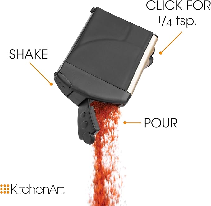 KitchenArt 57010 Select-A-Spice Auto-Measure Carousel Professional Series, Satin - Image 3