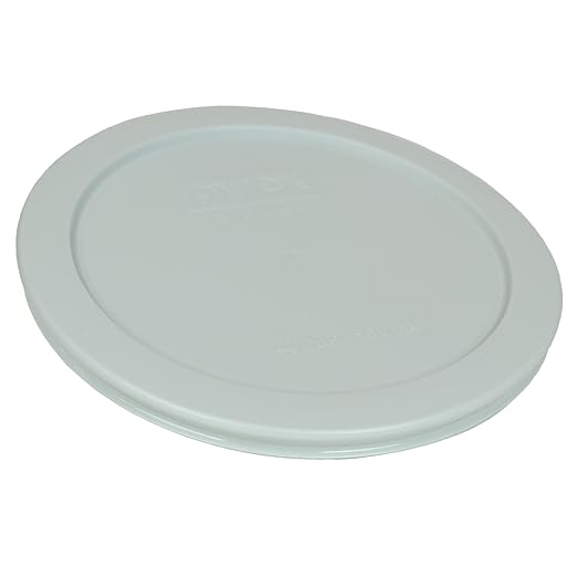 Pyrex 7201-PC Round 4 Cup Storage Lid for Glass Bowls (2, Muddy Aqua) - Image 2