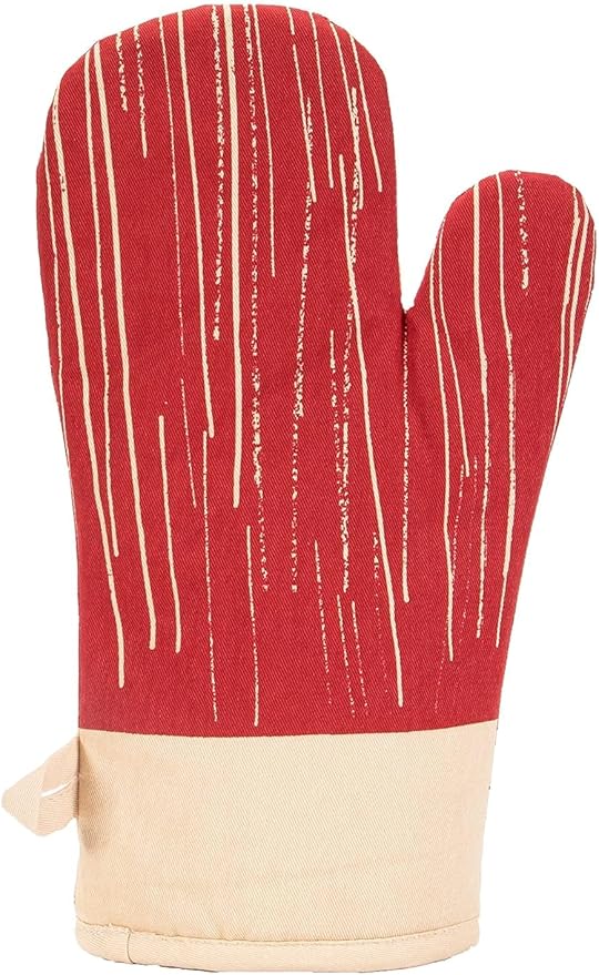 Blue Q Funny Oven Mitt, Made from Scratch. Super-Insulated Quilting, Natural-Fitting Shape, 100% Cotton