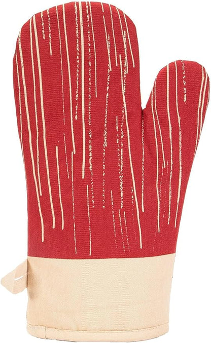 Blue Q Funny Oven Mitt, Made from Scratch. Super-Insulated Quilting, Natural-Fitting Shape, 100% Cotton